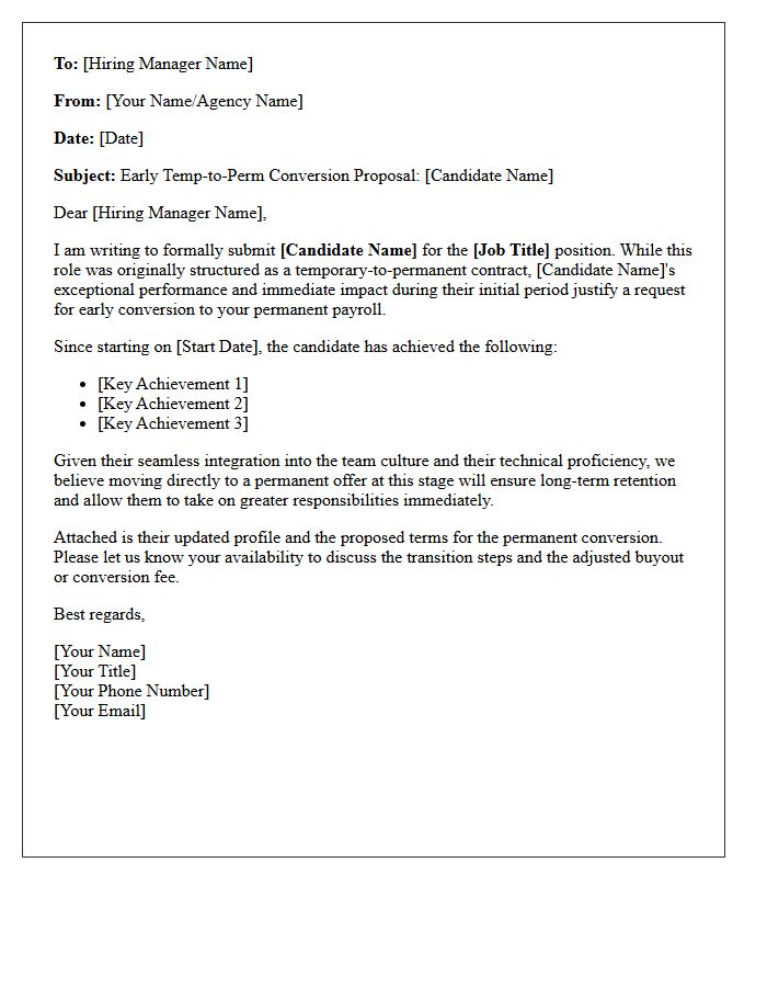 Early Temp-to-Perm Conversion Candidate Submittal Letter