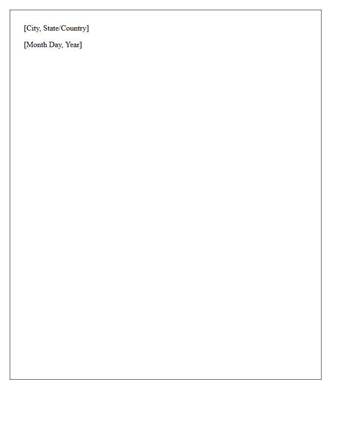Date Of The Letter