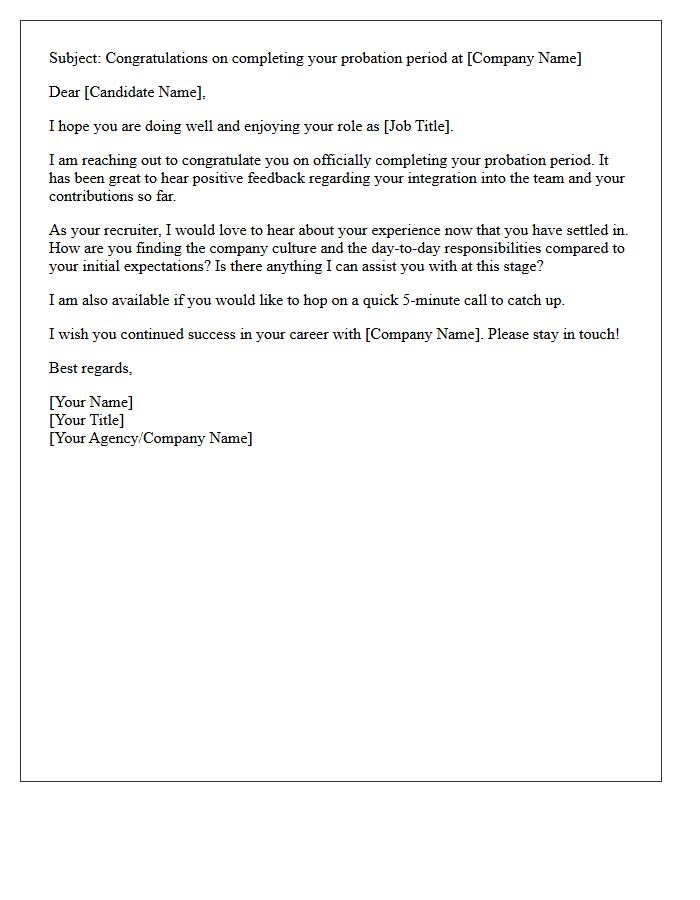 Placed Candidate Post-Probation Check-In Letter
