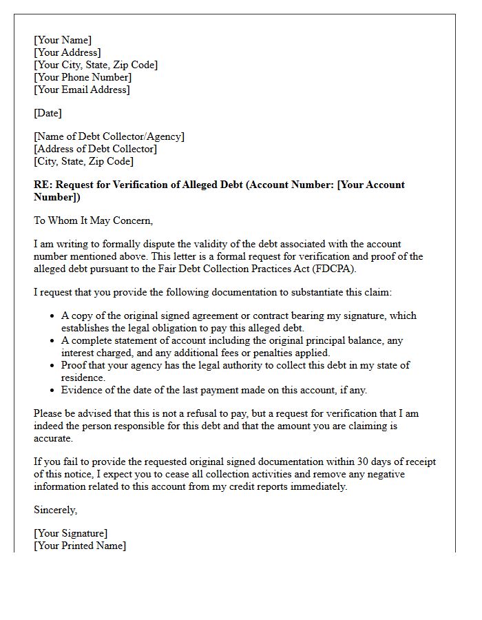 Please Provide the Original Signed Agreement for This Alleged Debt