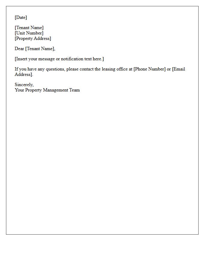 Sincerely Your Property Management Team