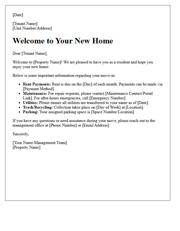 Welcome to the Property Letter